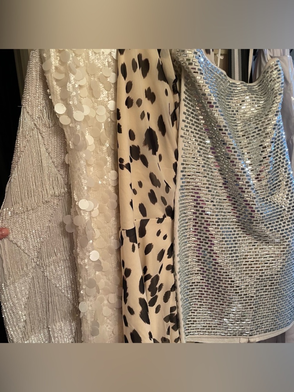 Retrofete Silver Disco Mini Dress - Picture 12 of 14